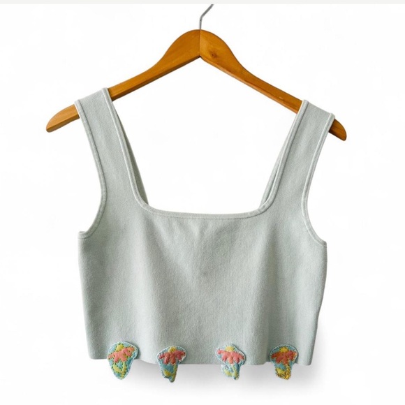 Whimsical Reworked H&M Ribbed Tank - Picture 5 of 5